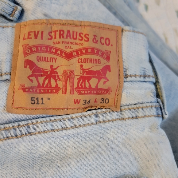 MEN'S LOT OF JEANS SIZE 33/34 LEVI'S, WAIMEA, SMOKE RISE, URBAN CHAINZ - Picture 8 of 8